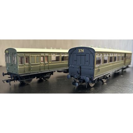 Kernow Models K1001 OO Gauge LSWR Gate Stock BR Olive Green Set 374 - NMIB