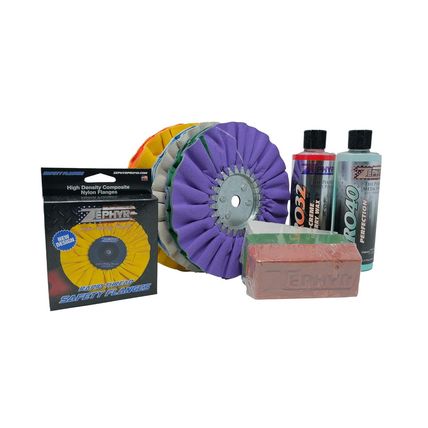 ZEPHYR Custom POLISHING Products Super Shine Polishing Kit with 8" Polishing Whe