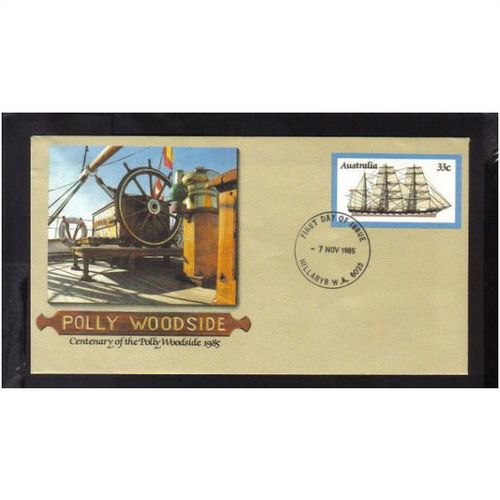 1985 AUSTRALIA FDC POLLY WOODSIDE "HILLARYS WA"