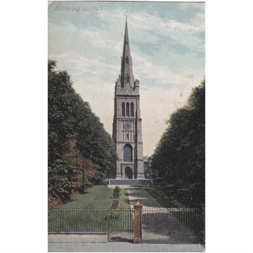 Kettering Church Northamptonshire Postcard (NTH70999)