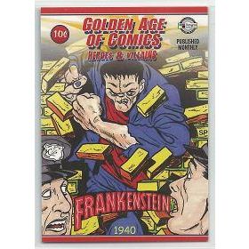 GOLDEN AGE OF COMICS ' HEROES & VILLAINS ' PROMO card # 2 FRANKENSTEIN (2010)