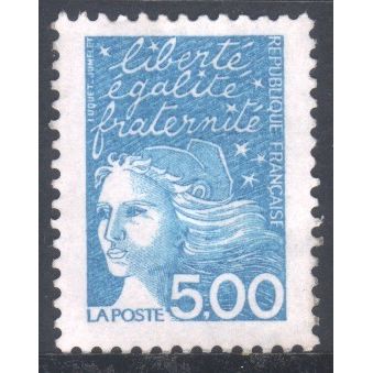 France 1997 - SG3430 - 5f blue - "Marianne of 14th July" - MH
