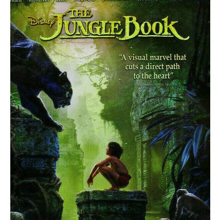 Disney: The Jungle Book (Blu-ray+DVD+Digital) Widescreen, Region A (L21)