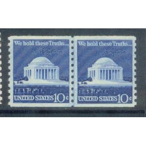 1520 10c Jefferson Memorial Almost Very Fine MNH CLP B0992