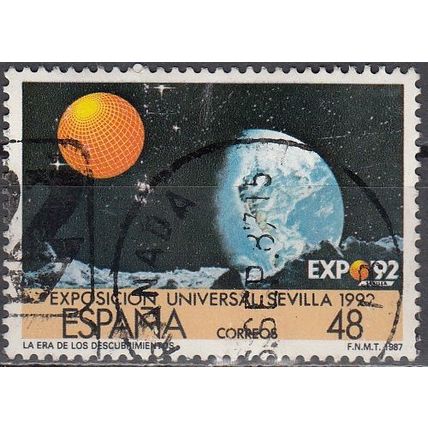 España 1987 Michel 2759 O Cote (2008) 0.20 Euro Exposition Seville Cachet rond