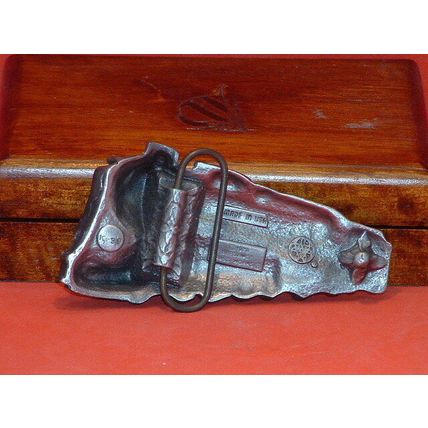 Pre-Owned 1978 Bergamont Locomotive Belt Buckle