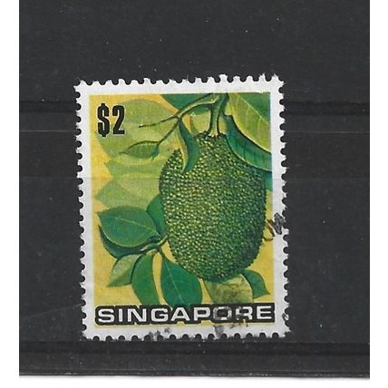 Singapore.SG222 $2 Jackfruit.Fine Used.Jun25