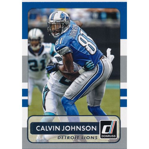 2015 Donruss Football 83 Calvin Johnson Detroit Lions