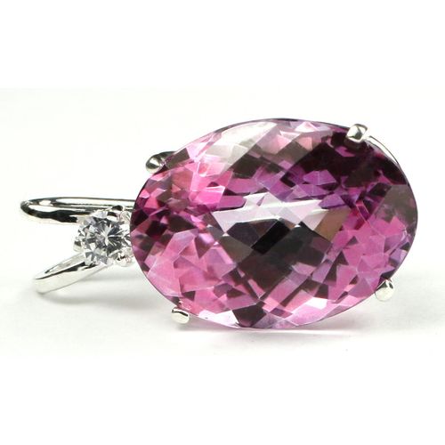 Pure Pink Topaz, 925 Sterling Silver Pendant, SP085