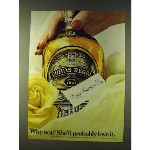 1979 Chivas Regal Scotch Ad - Happy Valentine's Day