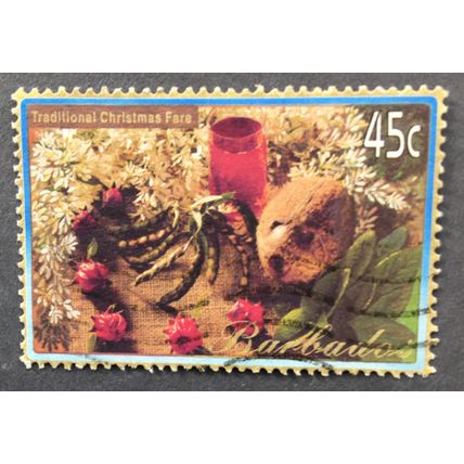 Barbados 2002 Christmas SG 1219. 45c Traditional Christmas fare