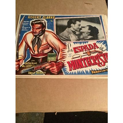 Sword Of Venus..Robert Clarke./ Catherine McLeod....Mexican LOBBY CARD