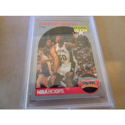 1990-91 NBA Hoops Card # 270 David Robinson PSA Mint (9) San Antonio Spurs