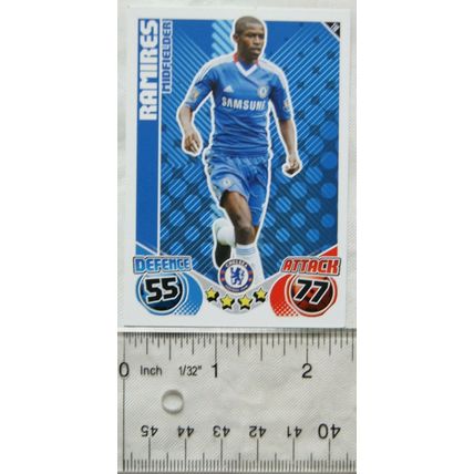 2010/11 Topps Match Attax Trading Card 118 Ramires, Chelsea