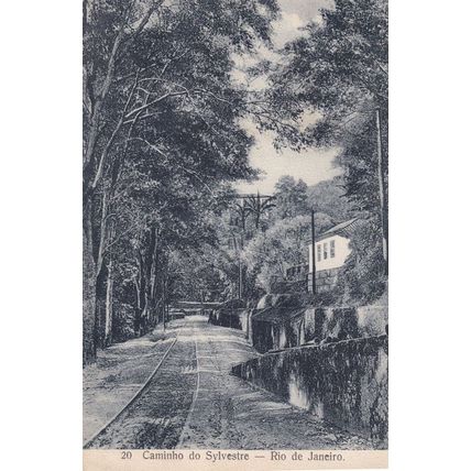 Rio de Janeiro Caminho do Sylvestre Railroad Brazil Old Postcard
