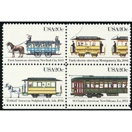 2062a, Black Color Shifted Way Down Error Plate Block of Six - Stuart Katz