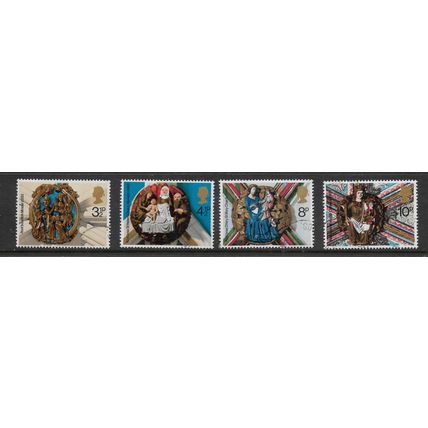 GREAT BRITAIN 1974 CHRISTMAS SG 966 / 969 SET 4 VALS FINE USED#5