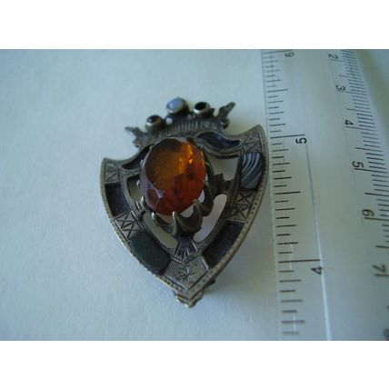 Antique Victorian Silver Luckenbooth Brooch SPARE REPAIR