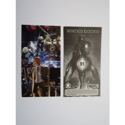 Marvel - Iron Man The Movie 2008 - Preziosi Sticker Drop-down Choice (e18)