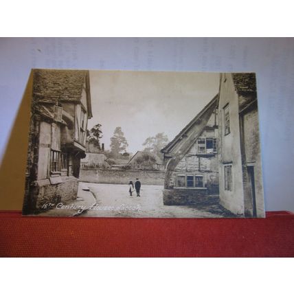 15th C. HOUSE, HIGH ST, LACOCK, WILTS. unused antique postcard C. J. Butler (i #