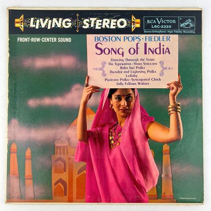 Boston Pops • Fiedler – Song Of India Vinyl LP Record Album LSC-2320