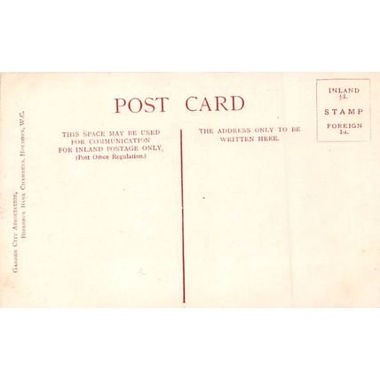 Frank Dean : Garden City - Howard Memorial Hall, Letchworth : Garden City Assoc.