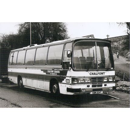 Black & White Photograph of Chalfont Coaches of Harrow Ltd. - CBM 304T