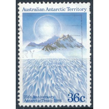 25th Anniv of Antarctic Treaty - AAT 1986 - F H - SG 78