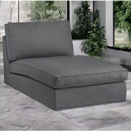 Ikea Kivik Chaise Longue Cover, Skiftebo Dark Grey 004.650.04