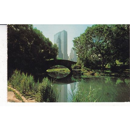 New York City Central Park United States Postcard posted 1981 VGC