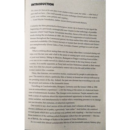 Reemergence Jewish Life in Eastern Europe - Film Festival 1992 Souvenir Program