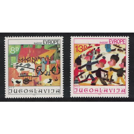 Yugoslavia Joy of Europe 2v 1981 MNH SG#1999-2000 Sc#1546-1547
