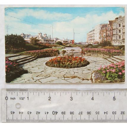 1967 postcard Sunken Gardens, Southsea