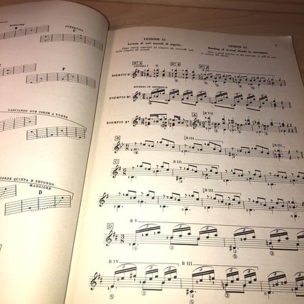 Metodo per Chitara. Guitar method. Dionisio Aguado. Berben. Italian & English