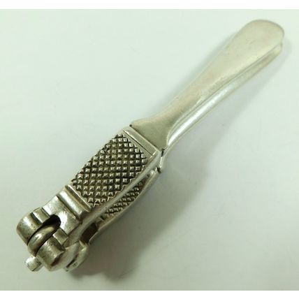 Antique Pacific Steam Navigation Co Elkington Silver Plate Nut Crackers 1901