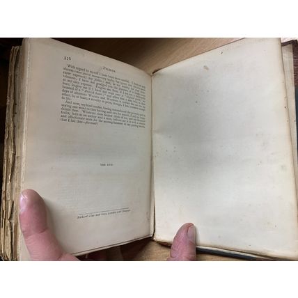 1887 LORD LYTTON "PELHAM" FICTION ANTIQUE FINE BINDING HARDBACK BOOK (P4)