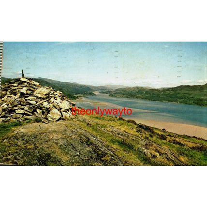 Panorama Walk, Barmouth, Wales, Postcard, 1960s