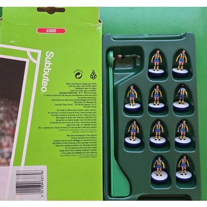 Subbuteo lw team NUMBER 779 LEEDS UNITED 2nd COMPLETE SET IN CORRECT LABEL BOX