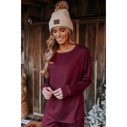 Long Sleeve Pullover and Jogger Pants Lounge Set