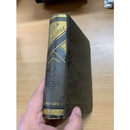 ANTIQUE "JOHN HALIFAX GENTLEMAN" DINAH MARIA MULOCK-CRAIK USA HARDBACK BOOK (P4)