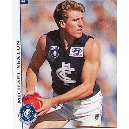 AFL 1998 Select Stickers- 44 Michael Sexton/Blues