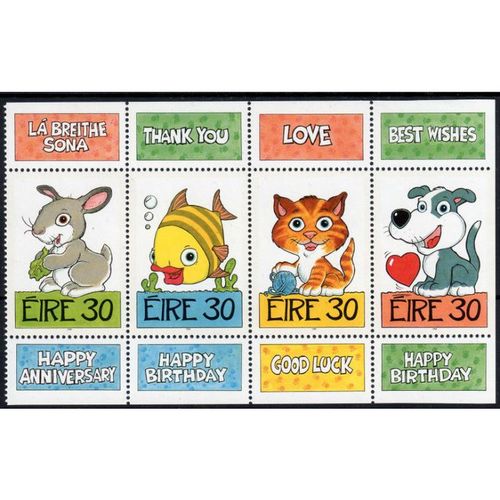 1999 Ireland Sg1210a BOOKLET PANE FRESH MNH UN MOUNTED MINT (Z485)