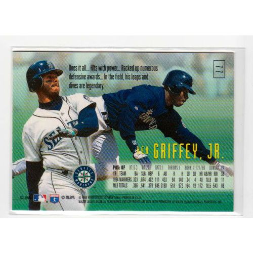 1995 Fleer Emotion Ken Griffey, Jr. baseball card #77 - Mariners