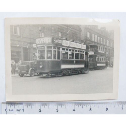 photograph Trams in street, Halifax