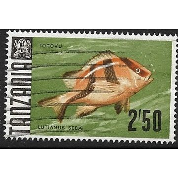 TANZANIA 1967/1973 SG 154a - fine used (o) - FISH
