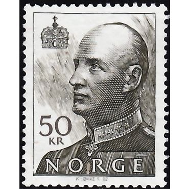 Norway, 1992 50k King Harald V, SG 1136 (Scott #1020a), used