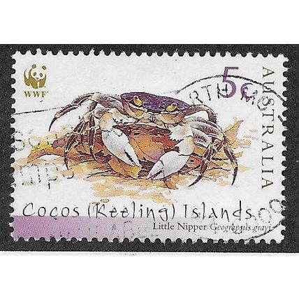 CKI 2000 5c 'CRABS- LITTLE NIPPER' FINE USED (EBID70-908)