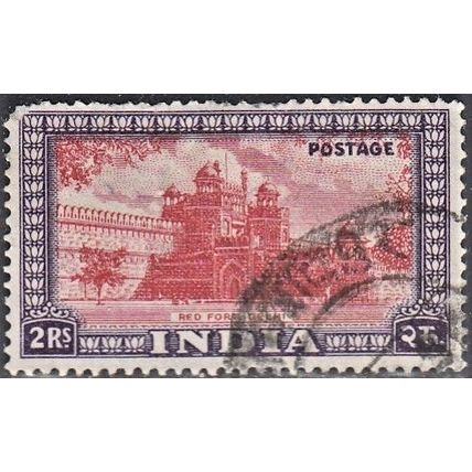 India, 1949 2R Red Fort, SG 321 (Scott #219), used