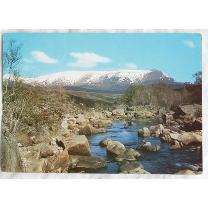 1976 postcard Ben Wyvis from Strath Garve