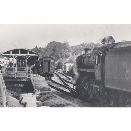 Engine 76065 Lymington Pier Waterloo Stationi in 1961 Old Train Railway Postcard